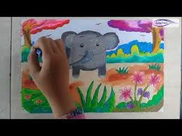 Check spelling or type a new query. Menggambar Gajah Dan Pemandangan Hutan Youtube
