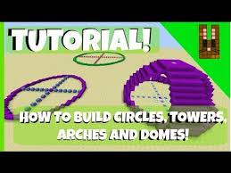 There are limits on vertical movement, but minecraft allows an infinitely large game world to be generated on the horizontal plane. Rabbitroars Minecraft Tutorial How To Build Circles Towers Arches And Domes Youtube Minecraft Tutorial Minecraft Dome Minecraft