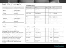 In 7 schritten zum ernährungsplan für muskelaufbau. Bauch Beine Po Trainingsplan Ppt Video Online Herunterladen