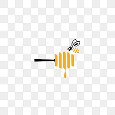 Vector Logo Wooden Spoon Honey With Bees Logos For Products And Other Design Needs Honey Agriculture Animal Png And Vector With Transparent Background For Fr Honey Logo Honey Design Vector Logo