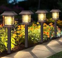 Benany Solar Outdoor Lights, 12 Pack Solar Pathway Lights ...