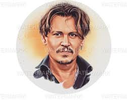 Johnny Depp Sticker, Water Bottle Sticker, Waterproof Sticker, Computer  Stickers, Water Bottle Sticker, MacBook Sticker, Aesthetic Sticker