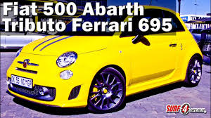 The abarth 695 tributo ferrari is the exclusive abarth 500 tuning that confirms the consolidated links between. Fiat 500 Abarth Tributo Ferrari 695 New Car Video Review Surf4cars Youtube