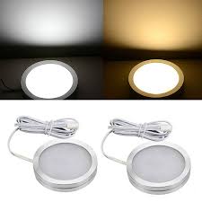 Dimmable 2 5w Dc12v Led Under Cabinet Closet Light Aluminum Led Display Case Lights For Kitchen Counter Cupboard Puck Lights Under Cabinet Lights Aliexpress