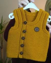 Orgu Sari Onden Dugmeli Erkek Bebek Yelek Modeli Turkce Videolu Bastan Sona Aciklamali Orguden Sis Isi Sari Bebek Yelek Mo Bebek Yelek Erkek Bebek Baby Outfits