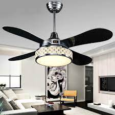 This ceiling fan cannot be mounted directly to ceiling, it must be installed with a down rod. 42 Inches Plafond Indoor Decoration Ceiling Fans Pendant Light Yc81505 Light Up Bunny Ears Light E14light Brace Aliexpress