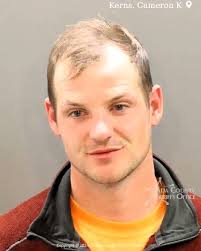 Does the mugshot match the charge? #busted 30-year-old Cameron Kerns from  Boise, ID was booked