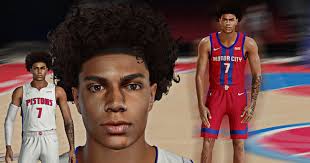 NBA 2K22 Killian Hayes Cyberface, Hair update and Body Model by Opao2k