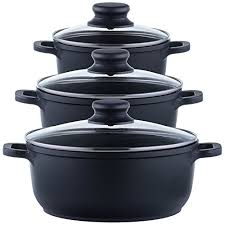 La mayor selección de ollas y cacerolas de cocina de hierro fundido a los precios más asequibles está en ebay. Obtener Style N Cook Bateria De Cocina Nero 6 Pcs Hierro Fundido Induccion En Linea Cima Todo Herramientas