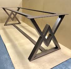The Diamond Dining Table Base Industrial Base Sturdy Heavy Duty Dining Table Base In 2020 Dining Table Bases Steel Table Base Steel Dining Table