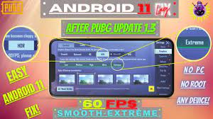 Android 11 60fps Pubg Update 1 3 Android 11 Best Gfx For Pubg Unlock Smooth Extreme Android 11 Youtube