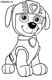 Zuma coloring page for kids and adults from cartoon series coloring pages, paw patrol coloring pages. Coloring Book Paw Patrol Print Free A4 50 Pictures