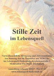 stille zeit im lebensquell samstag 08 dezember um 16 00 uhr bis 18 00 uhr ein jahresausklang rhabarberkuchen mit streusel vegan und lecker rhabarbersaft