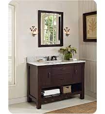 Fairmont vanities are very popular among interior decor enthusiasts as they allow for an added aesthetic appeal to the overall vibe of a property. Fairmont Designs 1506 Vh48 Napa 48 Open Shelf Modern Bathroom Vanity