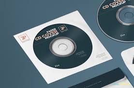Download Free Paper Cd Cover Mockup Cd Mockup Psd Zippypixels