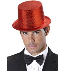 Himarry Kırmızı Renk Uzun Plastik Simli Parti Şapkası