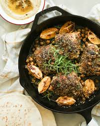 It should take about 45 minutes in a 400°f oven. Crispy Baked Za Atar Chicken Thighs Probably This