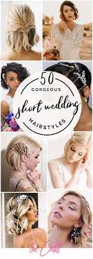 It seems like magazines + blogs tend to cater towards brides with longer locks. 50 Best Wedding Hairstyles For Short Hair That Are Perfect For 2020
