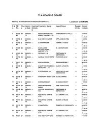 Sebuah syarikat milik penuh uniutama management holdings sdn bhd (umhsb). Tla Hearing Board Chennai September 2012 Controller General