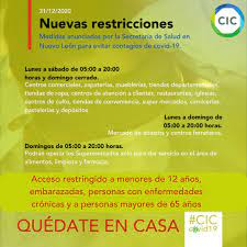 Cic On Twitter Ante La Saturacion Hospitalaria Que Se Presenta En Nuevo Leon Y El Repunte De Casos De Covid 19 La Secretaria De Salud En El Estado Anuncio Nuevas Restricciones Con