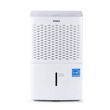 Tosot 4 500 Sq Ft 70 Pint Dehumidifier Energy Star Quiet Portable With Wheels And Continuous Gravity Drain Efficiently Removes Moisture For
