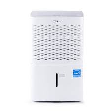 tosot 4 500 sq ft 70 pint dehumidifier energy star quiet portable with wheels and continuous gravity drain efficiently removes moisture for