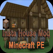 This house is a cabin or big cottage my minecraft. Insta House Mod Minecraft Pe For Android Apk Download