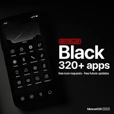 Black and white versions, full instructions, all free forever! 320 Black App Icons Premium Icon Pack For Aesthetic Dark Ios Home Screen Free Icon Requests