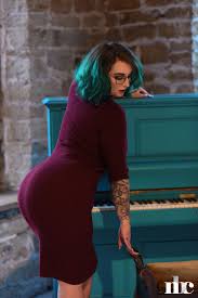 Galda Lou Purple Dress Nothing But Curves - Curvy Erotic