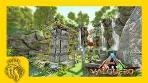 Valguero Blossom Cave Full Pvp Base Design 10 Man Ark Survival Evolved Youtube