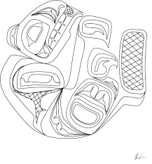 Totem poles, the traditional wooden structures with alaskan alison bremner reclaims her ancestral language in this tlingit coloring book featuring her. Sleeping Beaver Coloring Book Design Northwest Coast First Nations Style By Charrine Naziel Lace Native American Art Coloring Books First Nations