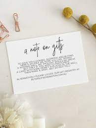 A Note On Gifts Wishing Well Card Wishing Well Wedding Wedding Enclosure Cards Engagement Invitations