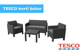 Tesco kerti bútor, Rattan hatású műanyag kerti bútor (árak, képek)