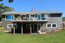 I purchased the true wireless earbuds from gentek, and they have separate bluetooth connections, so you can only play audio out of one earbud at a time. Gentek Windswept Smoke Vinyl Siding With White Trim With Upper Glass Deck Panels House Exterior Cottage Exterior Updating House