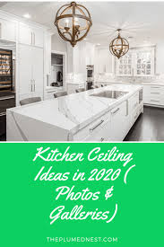 As you can see in the picture, the ceiling is a bit unusual. 20 Kitchen Ceiling Ideas In 2021 Photos Galleries The Plumed Nest