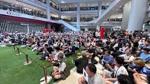 Over 300 fans pack Olympian City for Japan-Brazil World Cup clash