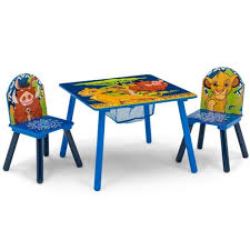Delta children disney/pixar chair set and table. Disney The Lion King Table And Chair Set With Storage Delta Children Target