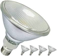 Par38 Led Flood Light Bulb Classic Glass Bright White Light 18w 70w 150w Par38 Halogen Equivalent Led Daylight 5000k E26 Base Indoor Outdoor Waterproof Ip65 120v 4 Pack Amazon Com