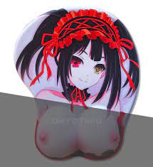 Amazon.com: Anime 3D Mousepads, Date A Live Uncensored Girl Nightmare  Kurumi Tokisaki Ergonomic Mouse Pad Silicone Gel Mice Pads with Wrist Rest  Support : Office Products