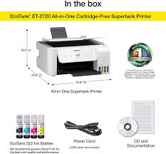 I have not had this printer long enough to print photos but i'm sure it will be great too. Buy Epson Ecotank Et 2720 Wireless Color All In One Supertank Printer With Scanner And Copier White Online In Germany B07pydnf7l