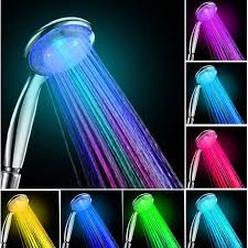 Coby Led Color Changing Handheld Showerhead With Hose Walmart Com Led Shower Head Led Color Changing Lights Shower Heads