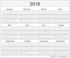 Yearly 2018 Calendar Template Excel Sheet Excel Calendar Excel Calendar Template 2018 Calendar Template