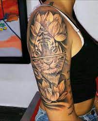 Pin By Zanell On Tattoos And Piercings Tattoos For Women Half Sleeve Tiger Tattoo Sleeve Tattoos