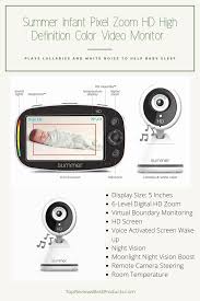 Summer Infant Pixel Zoom Hd 5 0 High Definition Color Video Monitor In 2020 Summer Baby Summer Baby Monitor Video Monitors