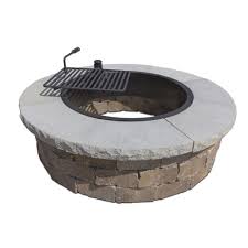 Necessories 52 In Grand Fire Pit Chiseled Cap 0108 The Home Depot In 2020 Fire Pit Fire Pit Kit Steel Fire Pit Ring