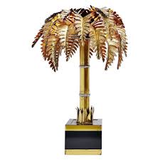 Palm Tree Table Lamp Christian Techoueyres For Maison Jansen France 1970 Tree Lamp Lamp Tree Floor Lamp