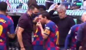 Barcelona star Messi blanks Setien video