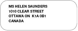 How to write an address on an envelope. A32 Canada Only Postal Explorer
