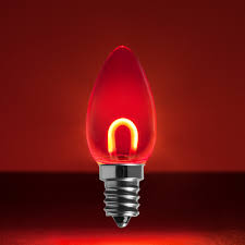 C7 Red Shatterproof Flexfilament Tm Led Vintage Christmas Light Bulbs