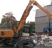 Orange Peel Grapple - Excavator Scrap Grab handling metal waste